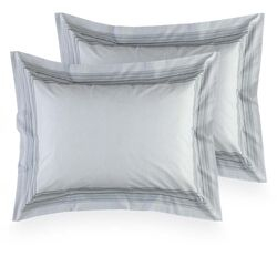 Kit Fronha 50x70cm 200 Fios Damin 2 peças Estampado