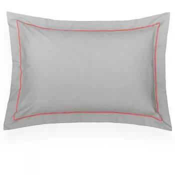 imagem de Kit Fronha 50x70cm 200 Fios Festone Neon 2 peças - Kacyumara