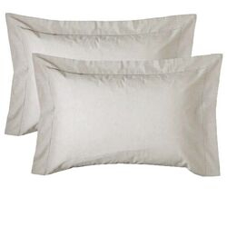 Kit Fronha 50x70cm 200 Fios Fio Tinto Chambret 2 peças Silver/1501