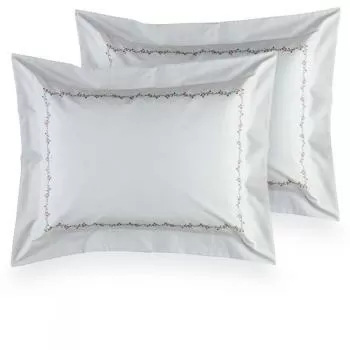 imagem de Kit Fronha 50x70cm 200 Fios Florate 2 peças - Kacyumara