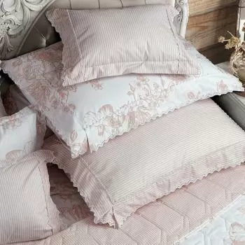 imagem de Kit Fronha 50x70cm 200 Fios Geórgia Floral 2 peças - Marken Fassi