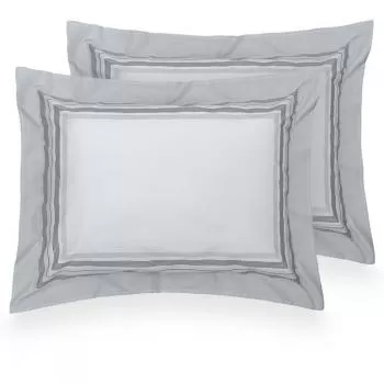 imagem de Kit Fronha 50x70cm 200 Fios Malone 2 peças - Kacyumara