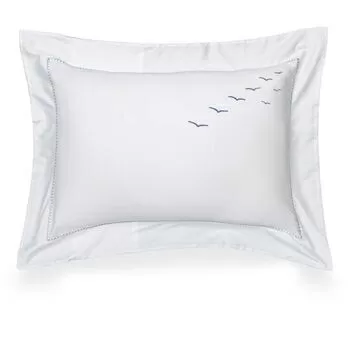 imagem de Kit Fronha 50x70cm 300 Fios Bordado Gaivota 2 peças - Casa K