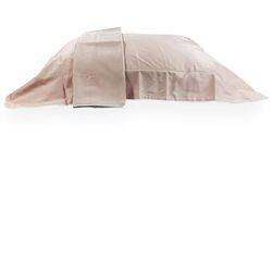 Kit Fronha 50x70cm 300 Fios Constantine 2 peças  Rosa/Branco