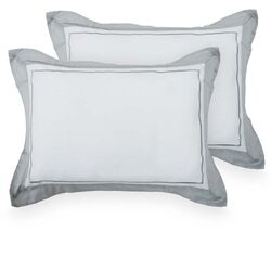 Kit Fronha 50x70cm 300 Fios Firenze 2 peças Prateada