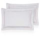 imagem do produto Kit Fronha 50x70cm 300 Fios Lázio Festonê Tinto 2 peças - Casa K
