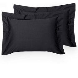 Kit Fronha 50x70cm 300 Fios Satinée 2 peças Preto/4246