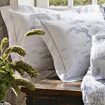 imagem de Kit Fronha 50x70cm 300 Fios Summer Jardim de Toile 2 peças - Naturalle Fashion