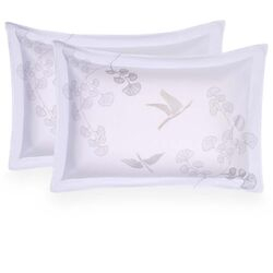 Kit Fronha 50x70cm 300 Fios Tsuru 2 peças Estampado