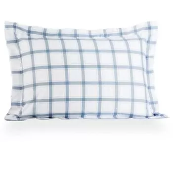 imagem de Kit Fronha 50x70cm 300 Fios Xadrez Jardim de Toile 2 peças - Naturalle Fashion