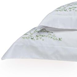 Kit Fronha 50x70cm 400 Fios Raffinato 2 peças Verde Alecrin