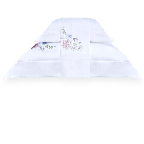 imagem do produto Kit Fronha 50x70cm com Almofada 300 Fios Camellia Bordado - Marken Fassi