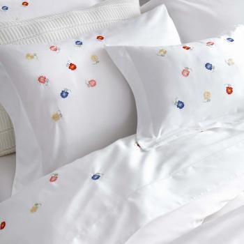 imagem de Kit Fronha 50x70cm com Almofada 300 Fios Florzinha 3 pe�as - Marken Fassi