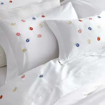 imagem de Kit Fronha 50x70cm com Almofada 300 Fios Florzinha 3 peças - Marken Fassi