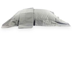 Kit Fronha 50x90cm 300 Fios Constantine 2 peças Cinza/Branco