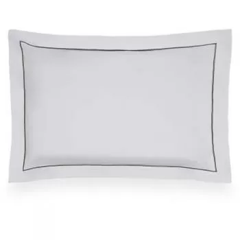 imagem de Kit Fronha 50x90cm 300 Fios Lázio Festonê Tinto 2 peças - Casa K