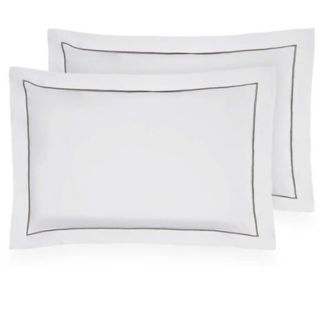 imagem do produto Kit Fronha 50x90cm 300 Fios Lzio Feston Tinto 2 peas - Casa K