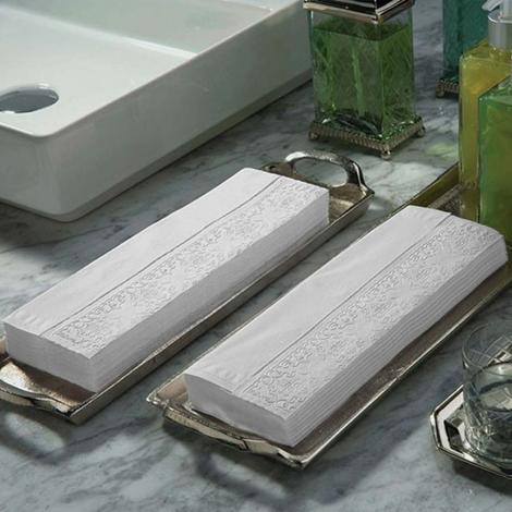 imagem do produto Kit Lavabo Celulose Trevo 25 peças - Catran