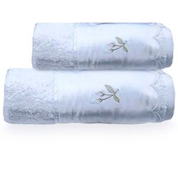 Kit Lavabo e Rosto Colibri 2 peças Branca/Verde