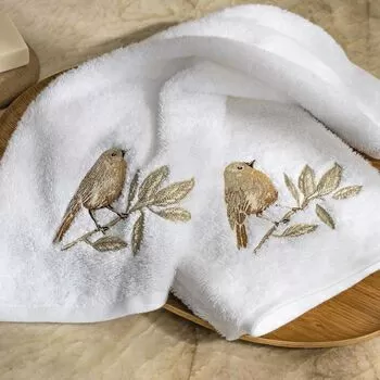 imagem de Kit Lavabo e Rosto Savello 2 peças - Trussardi