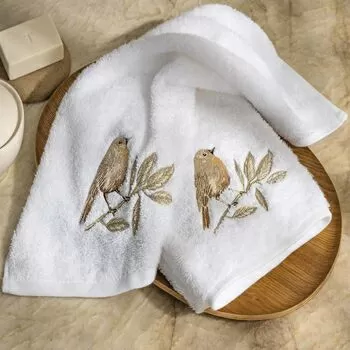 imagem de Kit Lavabo e Rosto Savello 2 peças - Trussardi