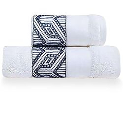 Kit Lavabo e Rosto Topázio 2 peças Branca/Azul