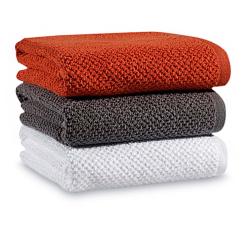 Kit Pano de Copa Gourmet Quadriculado 3 peças Branco/Cinza/Lar