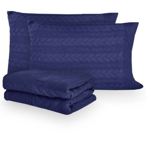 imagem do produto Kit Peseira com Porta-Travesseiros Tric 3 peas - Marken Fassi
