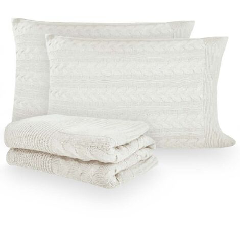 imagem do produto Kit Peseira com Porta-Travesseiros Tric 3 peas - Marken Fassi