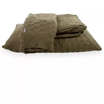 imagem de Kit Peseira Decorativa com Fronhas Budapeste 80x260cm 3 peças - Catran