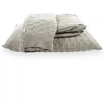 imagem de Kit Peseira Decorativa com Fronhas Budapeste 80x260cm 3 peças - Catran