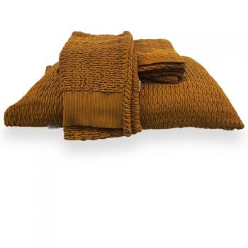 imagem de Kit Peseira Decorativa com Fronhas Maresia 70x260cm 3 pe�as - Catran