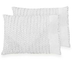 imagem de Kit Peseira Decorativa com Fronhas Relevo 70x220cm 3 peças - Catran