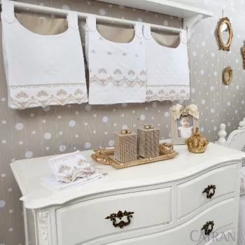 imagem de Kit Porta Treco 200 Fios Princess - Marken Fassi Baby