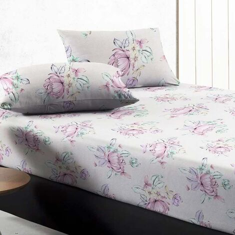 imagem do produto Kit Queen Malha Soft Cama Arrumada Felicita 3 peas - Tellesoft