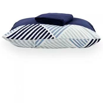 imagem de Kit Solteiro Malha Soft Barra Lucky 2 peças - Tellesoft