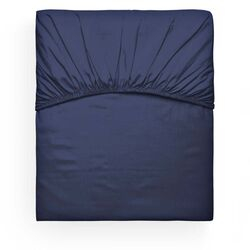 Lençol Avulso com Elástico Queen 300 Fios Satinée 40cm Marinho/4062