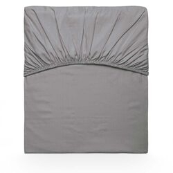 Lençol Avulso com Elástico Solteiro Viúva 300 Fios Satinée 40cm Silver/4561