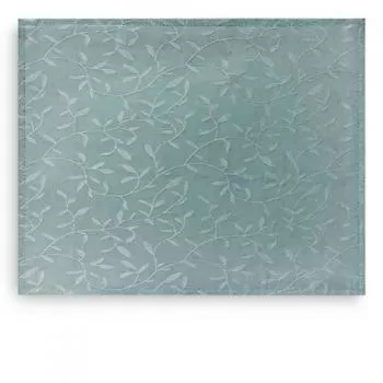imagem de Lugar Americano Avulso Retangular 35x45cm Jacquard Folhas - Camesa