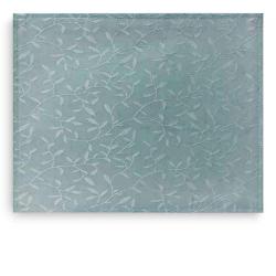Lugar Americano Avulso Retangular 35x45cm Jacquard Folhas Verde