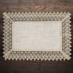Lugar Americano Avulso Retangular 35x50cm 1216 Bege
