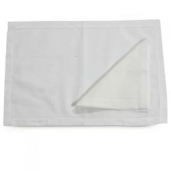 imagem de Lugar Americano Retangular com Guardanapo 1288 2 peças - Rafimex