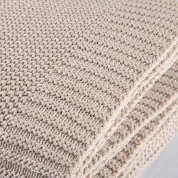 imagem de Manta Decorativa Retangular 125x150cm Tricô Loom - By The Bed