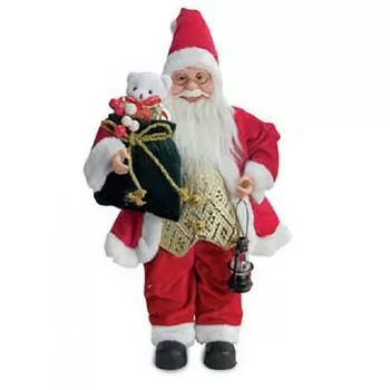 imagem de Noel com Saco e Lanterna 1005739 50cm - Catran