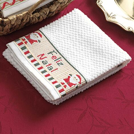 imagem do produto Pano de Copa Natal Presentes Kit 2 peas - Karsten