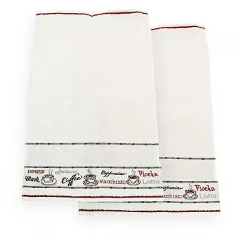 imagem de Pano de Copa Vigo Café Kit 2 peças  - Dohler