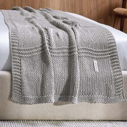 Peseira Decorativa Tricot Spini 80x220cm Marmo