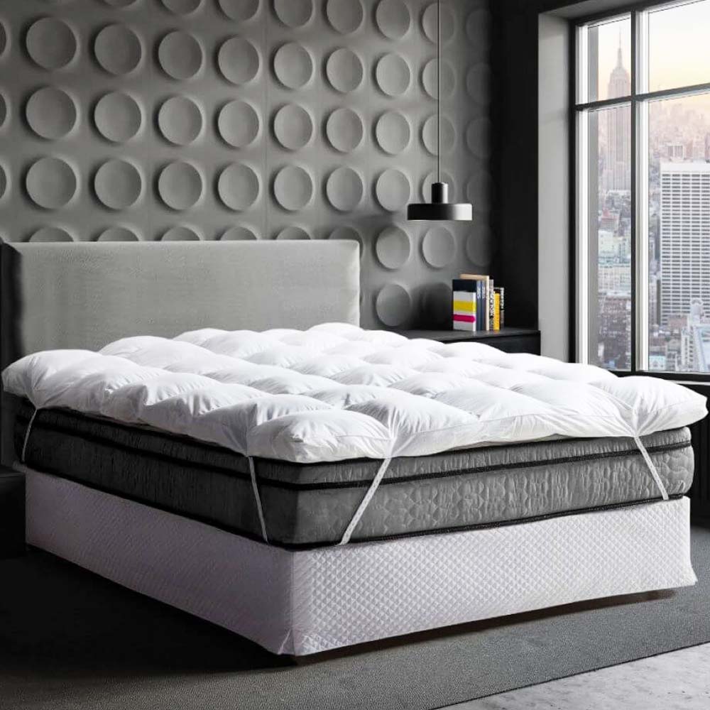 Acessórios Pillow Top Plumasul Pillow Top Casal 230 Fios Fibras