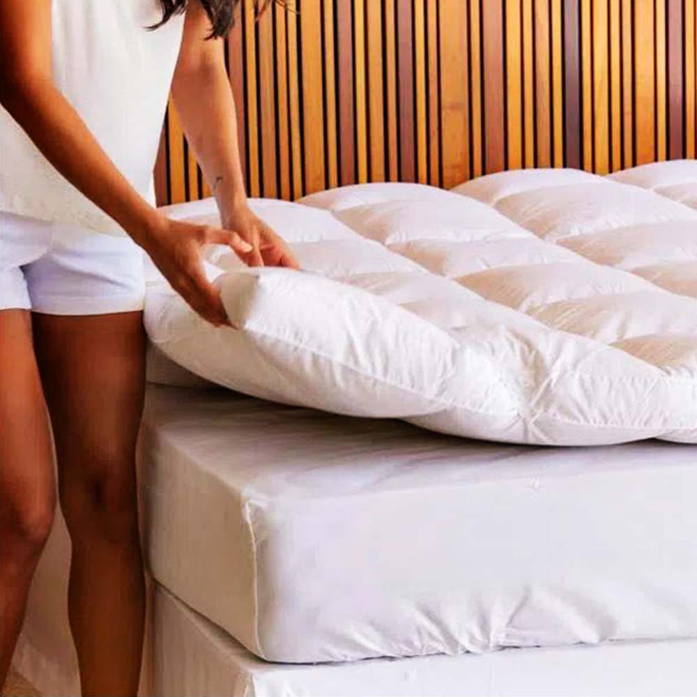 Acessórios Pillow Top Artelassê Pillow Top King 230 Fios Pluma de Ganso