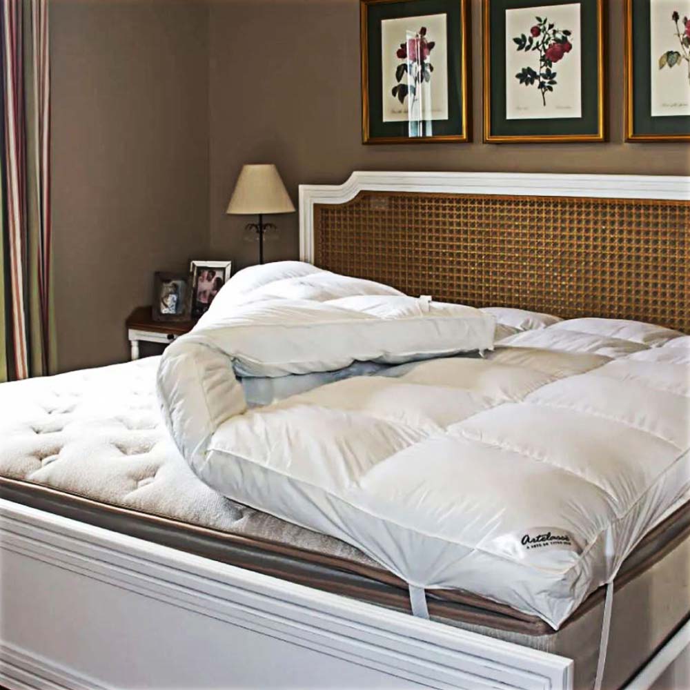 Pillow Top King 230 Pluma Touch Artelassê é na Catran Cama Mesa Banho